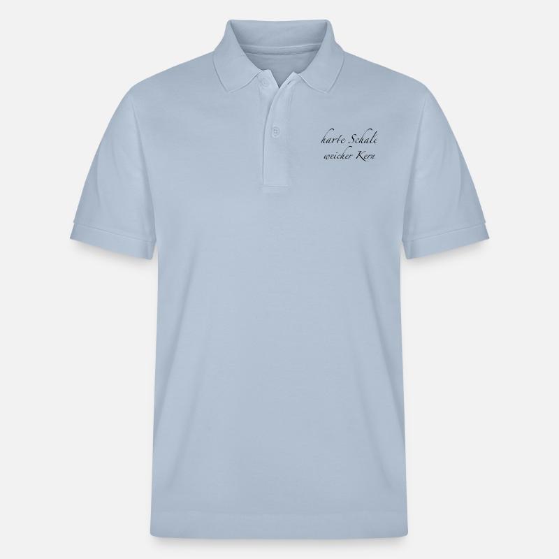 harte Schale weicher Kern - Stanley/Stella Unisex Bio-Poloshirt PREPSTER - sky Blue