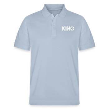 Roi - Polo PREPSTER bio Stanley/Stella Unisexe - bleu ciel - Devant - Roxy (174cm) & Andy (188cm)