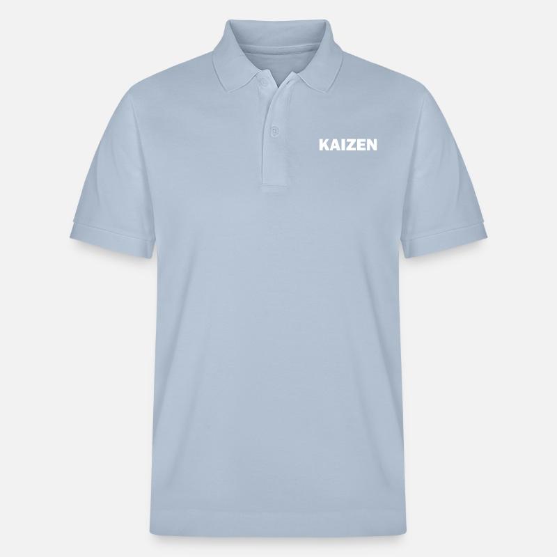 KAIZEN WHITE - Polo PREPSTER bio Stanley/Stella Unisexe - bleu ciel