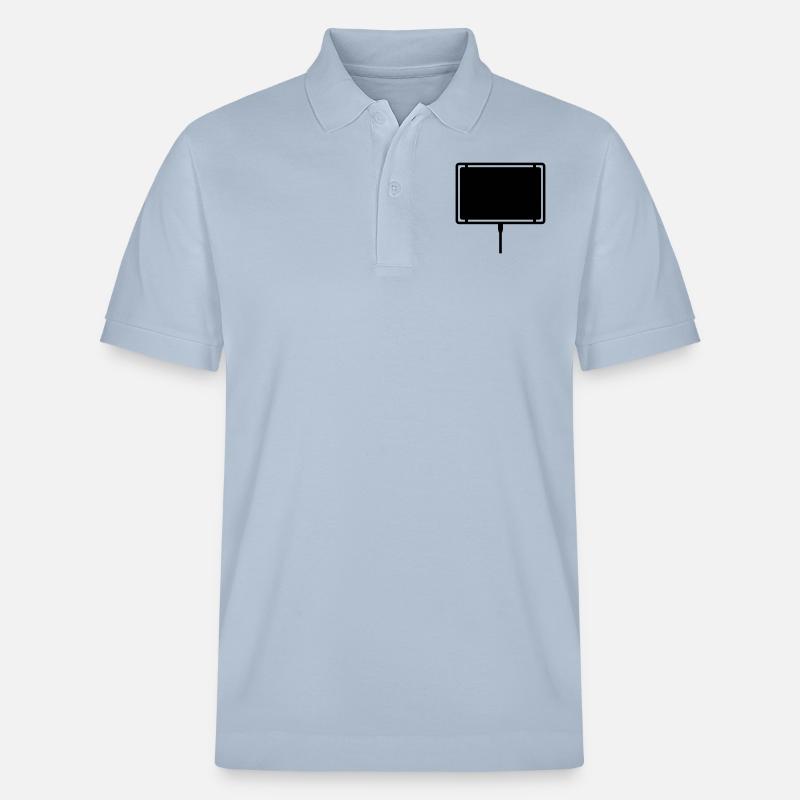 ortsschild - Stanley/Stella Unisex Bio-Poloshirt PREPSTER - sky Blue