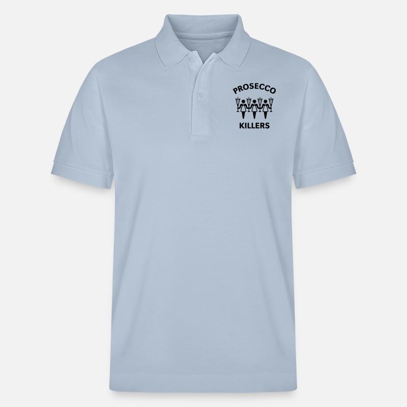 Prosecco Killers (Mädelsabend) - Stanley/Stella Unisex Bio-Poloshirt PREPSTER - sky Blue