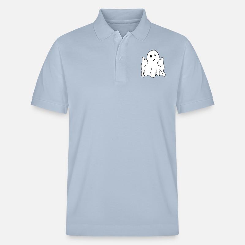 Zwinkernder Geist - Stanley/Stella Unisex Bio-Poloshirt PREPSTER - sky Blue