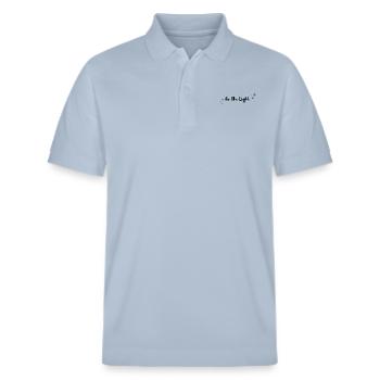 Be the Light - Stanley/Stella Unisex Organic Polo Shirt PREPSTER - sky blue - Front - Roxy (174cm) & Andy (188cm)