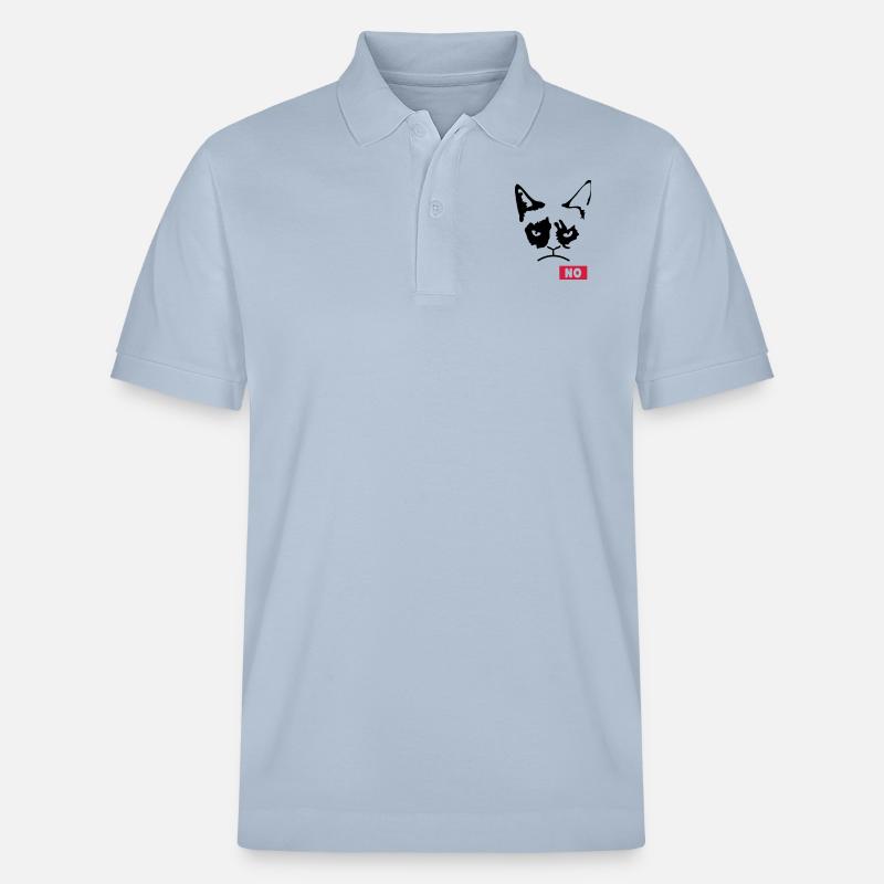 Grumpy Cat - Stanley/Stella Unisex Bio-Poloshirt PREPSTER - sky Blue