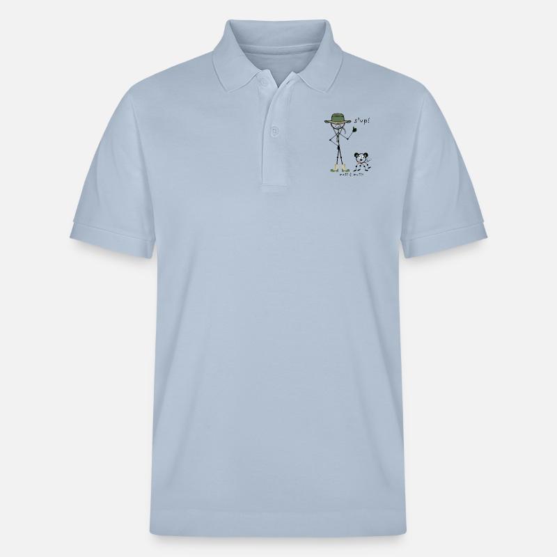 Matt et Mutt S-up - Polo PREPSTER bio Stanley/Stella Unisexe - bleu ciel