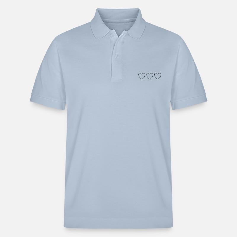 3 Coeurs - Polo PREPSTER bio Stanley/Stella Unisexe - bleu ciel