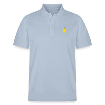 Small Icon: Lemon - Stanley/Stella Unisex Organic Polo Shirt PREPSTER - sky blue - Front - Roxy (174cm) & Andy (188cm)