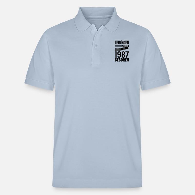 1987 - Stanley/Stella Unisex Bio-Poloshirt PREPSTER - sky Blue