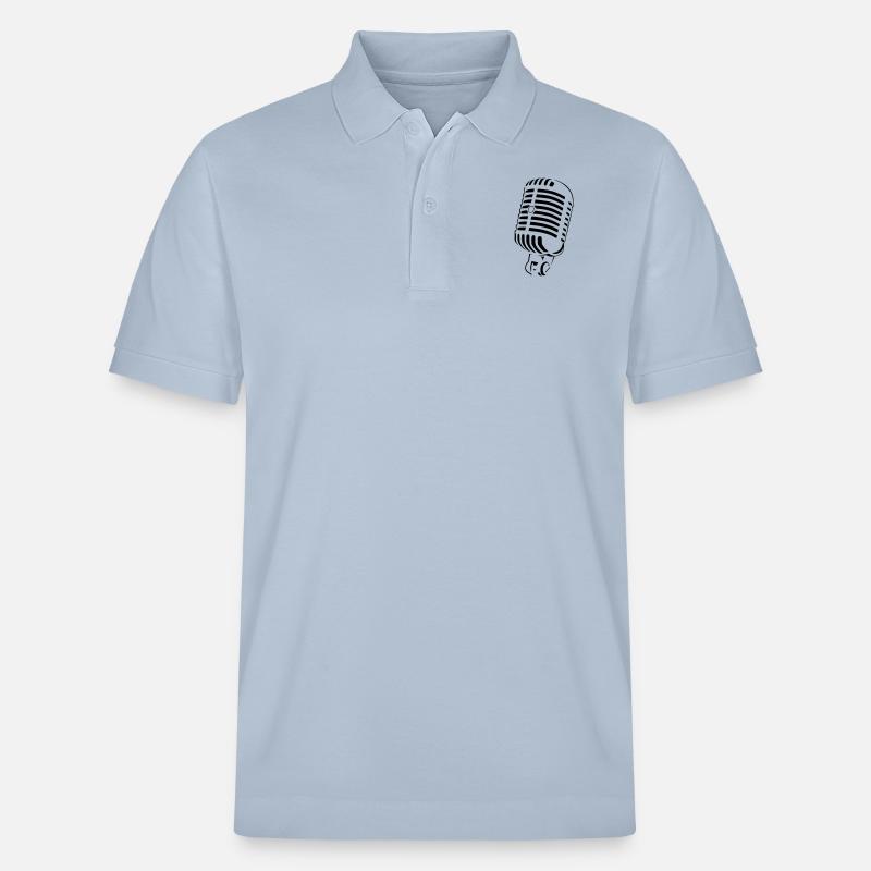 Micro Rétro - Polo PREPSTER bio Stanley/Stella Unisexe - bleu ciel