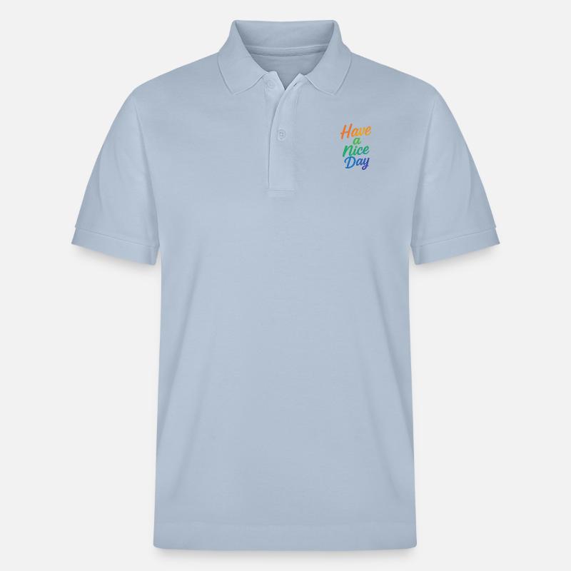 Have a nice Day - Stanley/Stella Unisex Bio-Poloshirt PREPSTER - sky Blue