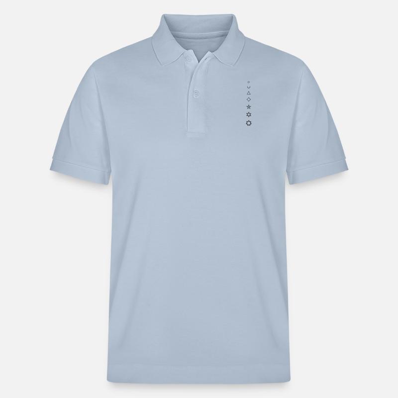 Magic Numbers - Stanley/Stella Unisex Bio-Poloshirt PREPSTER - sky Blue