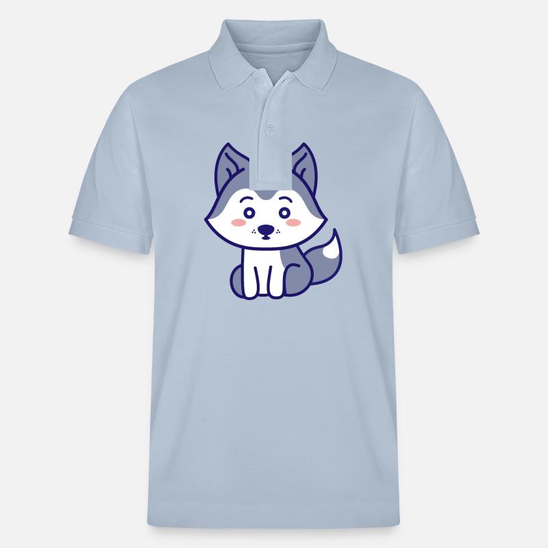 Wolf - Stanley/Stella Unisex Bio-Poloshirt PREPSTER - sky Blue