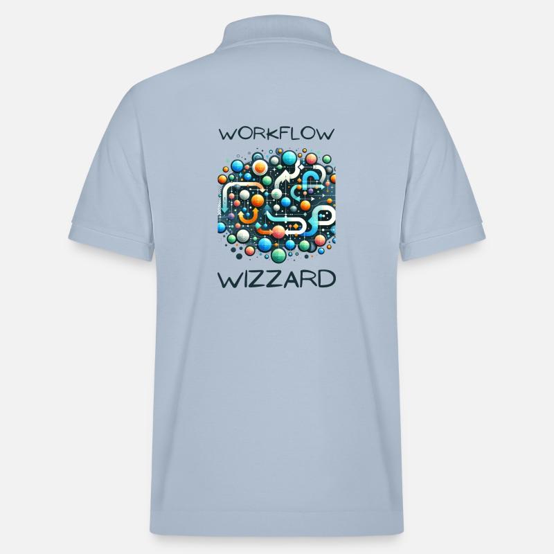 Workflow-Wizzard - Stanley/Stella Unisex Bio-Poloshirt PREPSTER - sky Blue