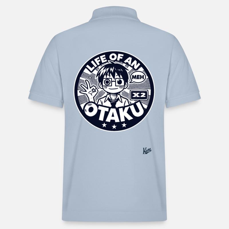 Das Leben eines Otaku - Stanley/Stella Unisex Bio-Poloshirt PREPSTER - sky Blue