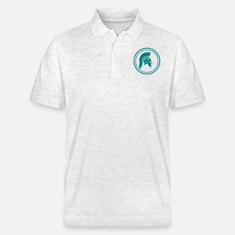 sparta - Stanley/Stella Unisex Bio-Poloshirt PREPSTER - Weiß meliert
