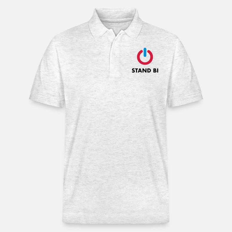 Bi se - Polo PREPSTER bio Stanley/Stella Unisexe - blanc chiné