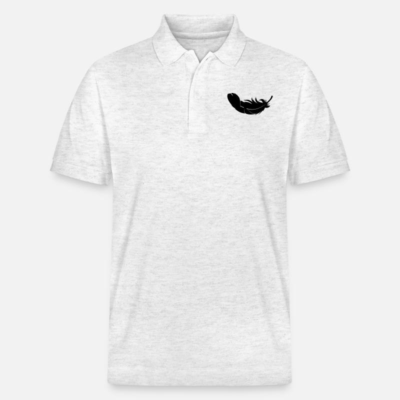 source - Polo PREPSTER bio Stanley/Stella Unisexe - blanc chiné