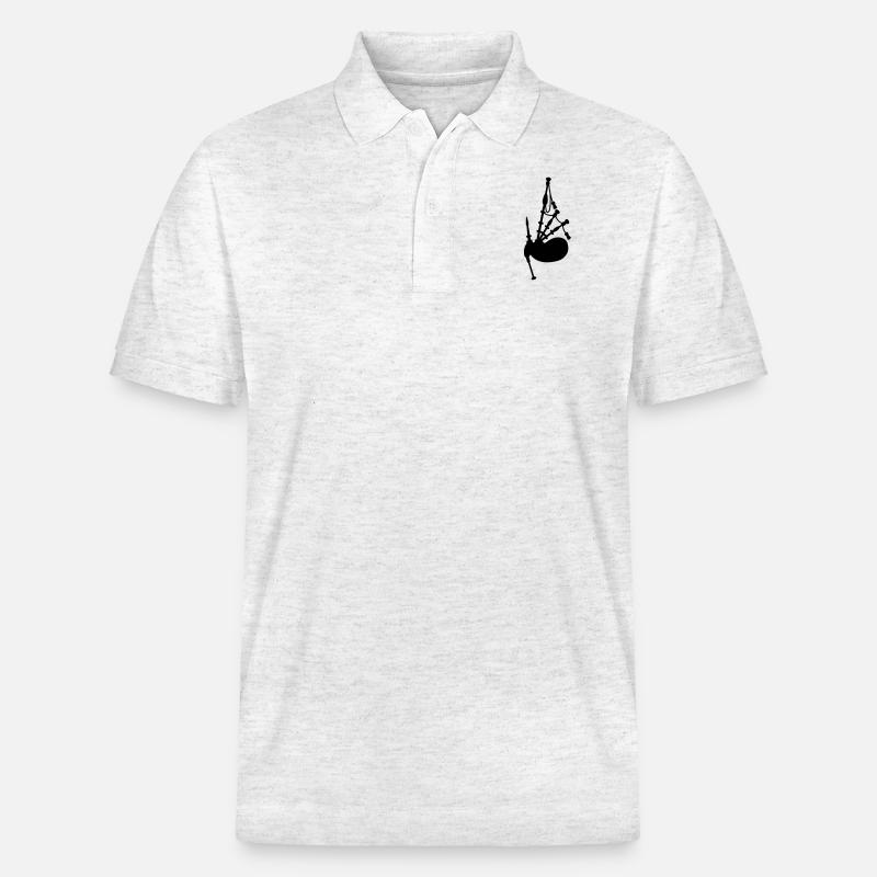 Cornemuse - Polo PREPSTER bio Stanley/Stella Unisexe - blanc chiné