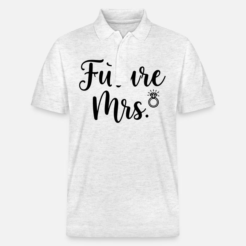 Future Mrs. Ring Bridal Design - Polo PREPSTER bio Stanley/Stella Unisexe - blanc chiné
