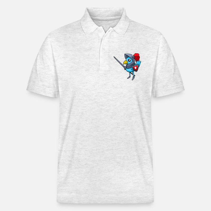 Chevalier chevalier - conception - Polo PREPSTER bio Stanley/Stella Unisexe - blanc chiné