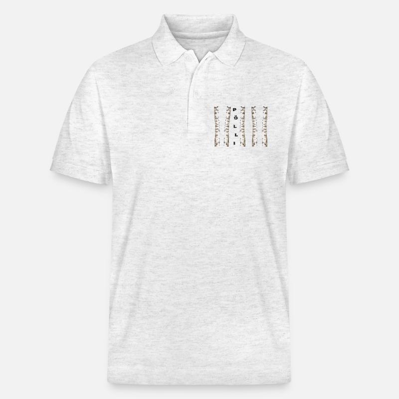 EULE - Stanley/Stella Unisex Bio-Poloshirt PREPSTER - Weiß meliert