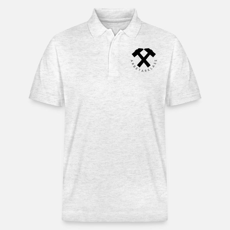 Arbeiterklasse - Stanley/Stella Unisex Bio-Poloshirt PREPSTER - Weiß meliert