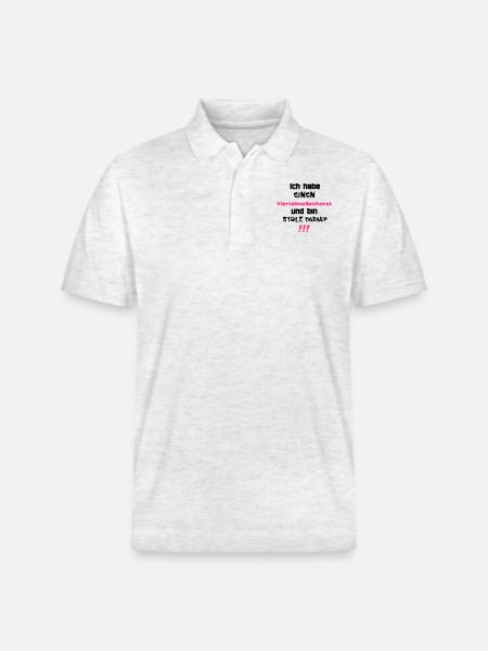 Viertelmeilenhorst - Stanley/Stella Unisex Bio-Poloshirt PREPSTER - Weiß meliert