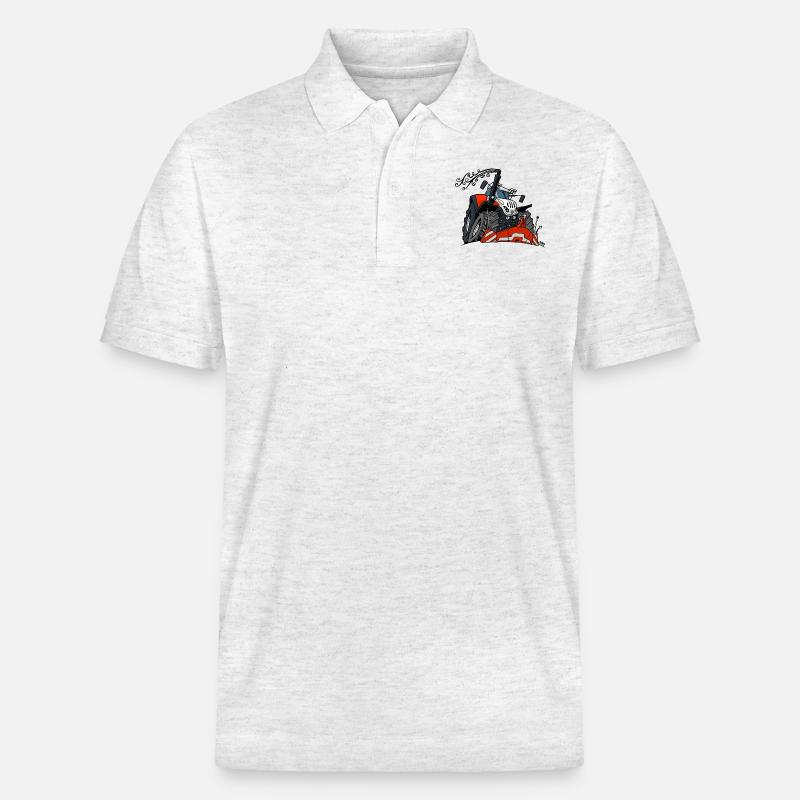 0559 steyr - Stanley/Stella Unisex Bio-Poloshirt PREPSTER - Weiß meliert