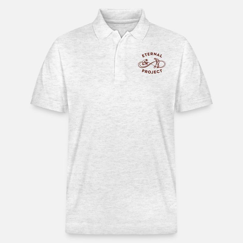 MESSUNG - Stanley/Stella Unisex Bio-Poloshirt PREPSTER - Weiß meliert
