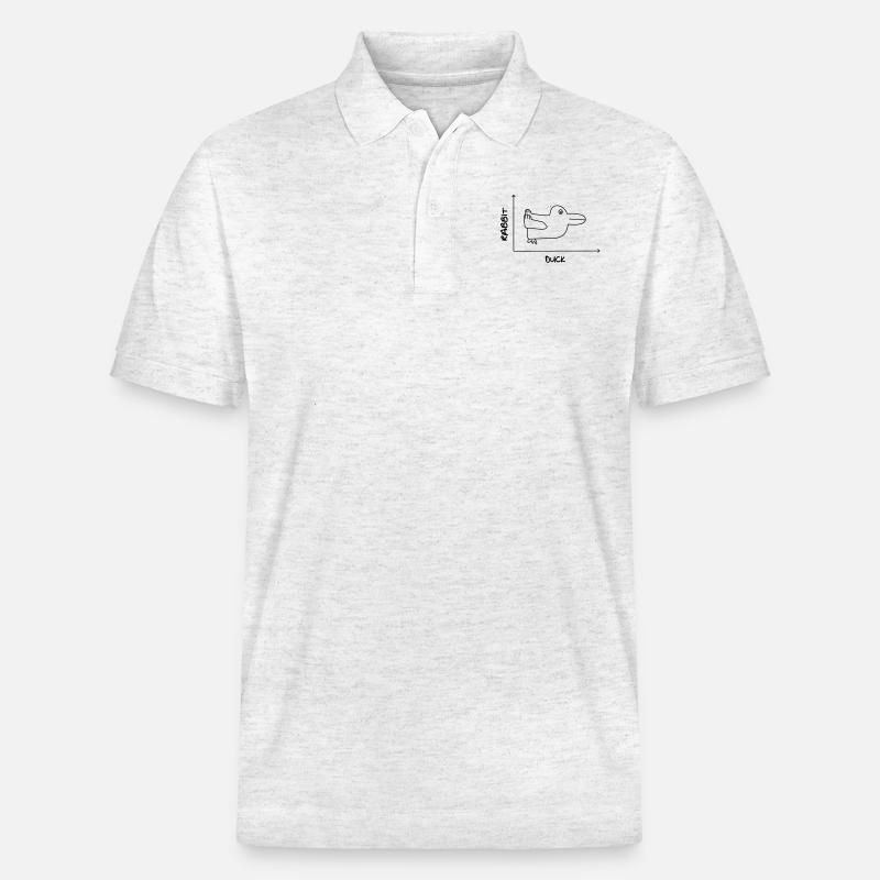 Duck'n Rabbit - Stanley/Stella Unisex Bio-Poloshirt PREPSTER - Weiß meliert