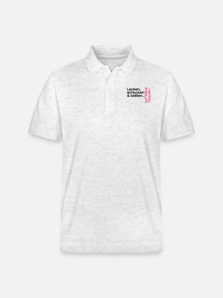 tequilla - Stanley/Stella Unisex Bio-Poloshirt PREPSTER - Weiß meliert