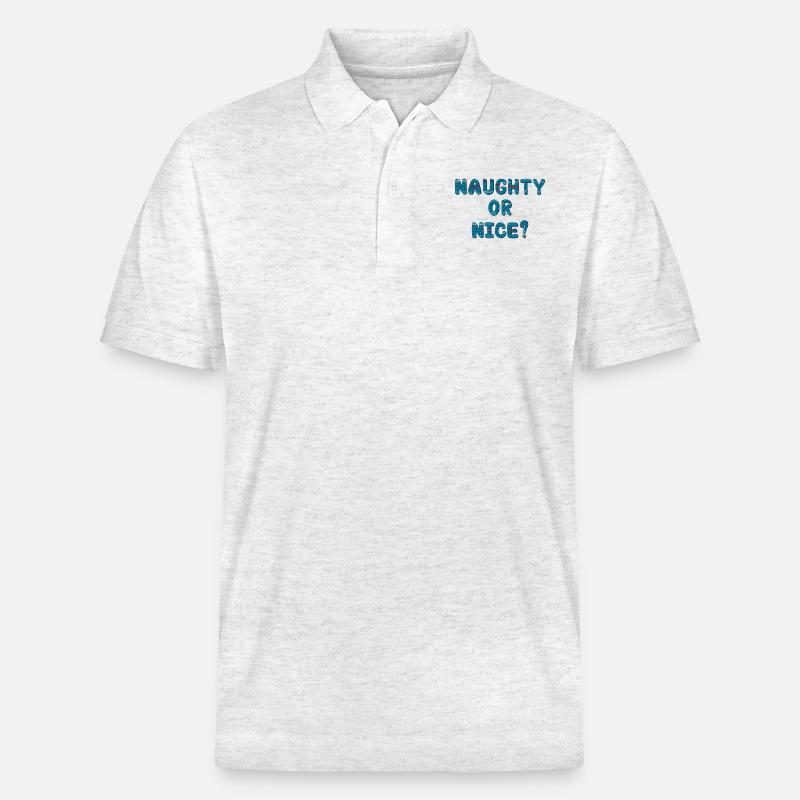Frech oder nett? - Stanley/Stella Unisex Bio-Poloshirt PREPSTER - Weiß meliert