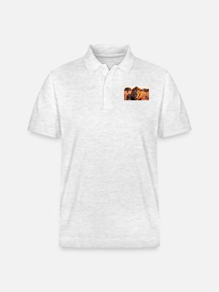 Lion - Polo PREPSTER bio Stanley/Stella Unisexe - blanc chiné