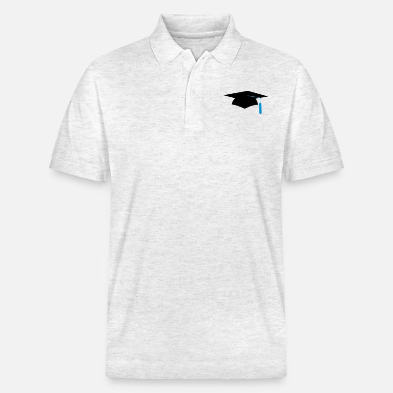 graduation - Stanley/Stella Unisex Bio-Poloshirt PREPSTER - Weiß meliert