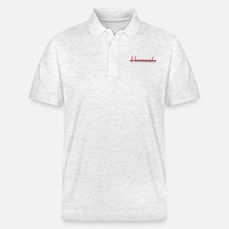 Humanoid - Stanley/Stella Unisex Bio-Poloshirt PREPSTER - Weiß meliert