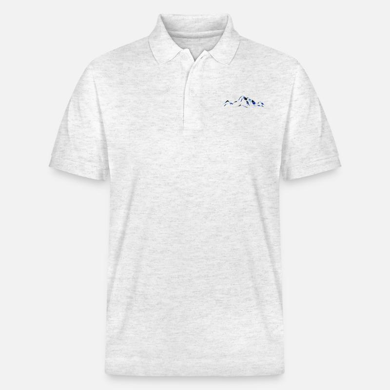 berge_02 - Polo PREPSTER bio Stanley/Stella Unisexe - blanc chiné