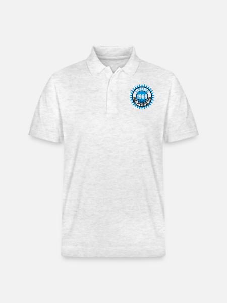 Vintage 1969 - Stanley/Stella uniseks bio poloshirt PREPSTER - heather wit
