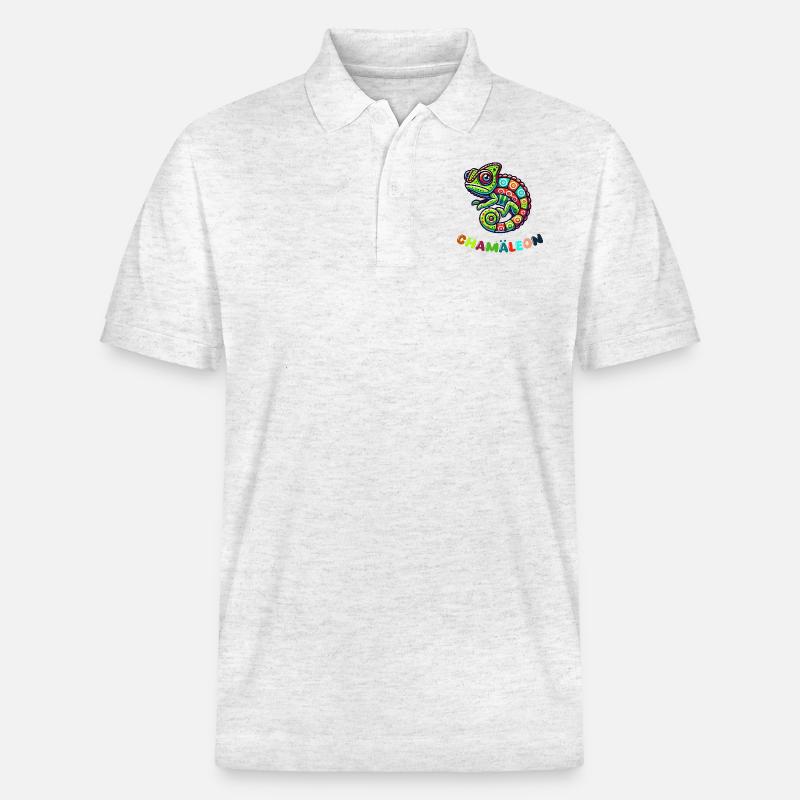 Caméléon - Polo PREPSTER bio Stanley/Stella Unisexe - blanc chiné