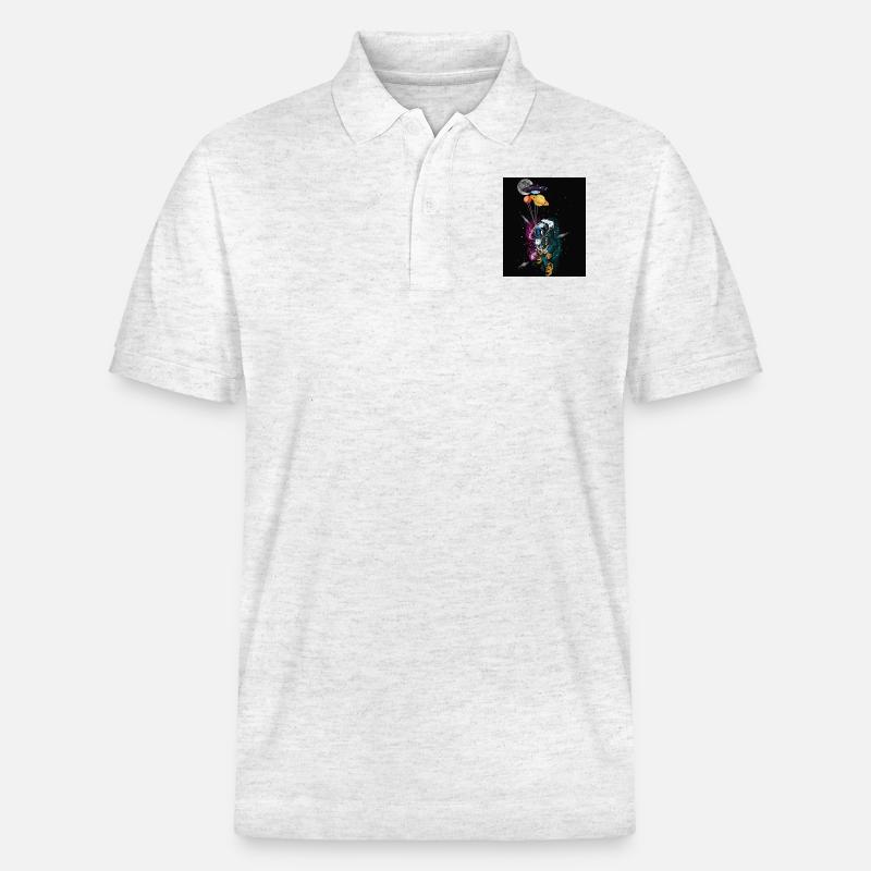 Astronaute spatial - Polo PREPSTER bio Stanley/Stella Unisexe - blanc chiné