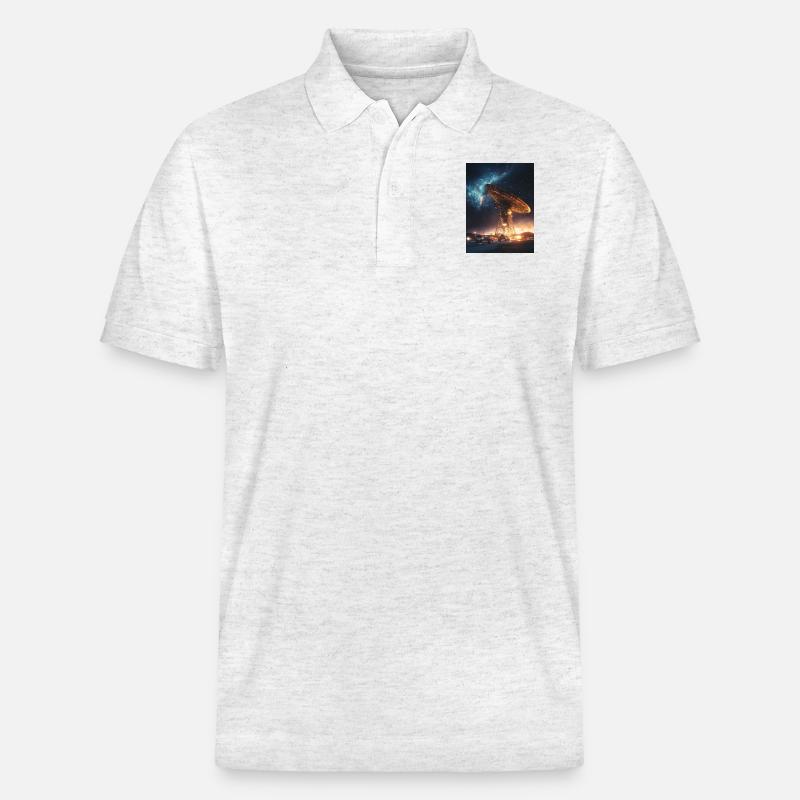 Perdu dans l’espace 1 4 - Polo PREPSTER bio Stanley/Stella Unisexe - blanc chiné