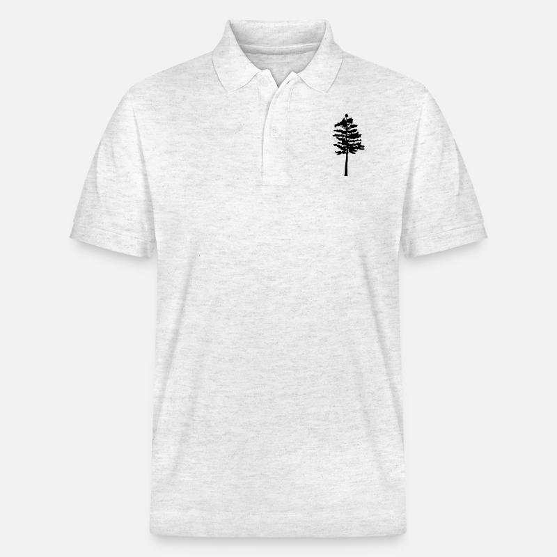 tree 02 - Polo PREPSTER bio Stanley/Stella Unisexe - blanc chiné