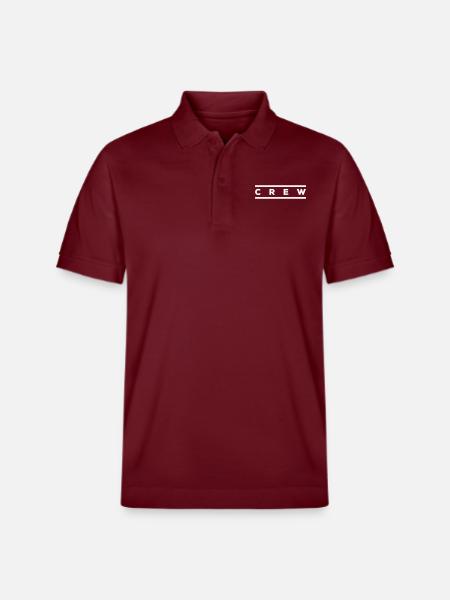crew - Stanley/Stella Unisex Organic Polo Shirt PREPSTER - burgundy
