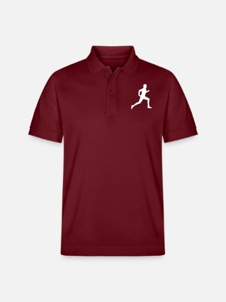 running male ii - Stanley/Stella Unisex Organic Polo Shirt PREPSTER - burgundy