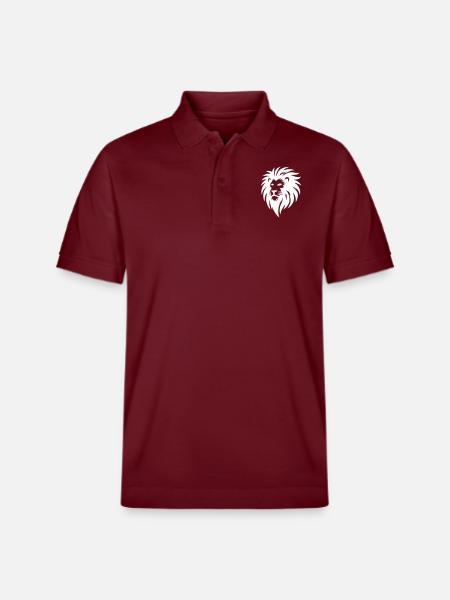 löwe - Stanley/Stella Unisex Bio-Poloshirt PREPSTER - Burgunderrot