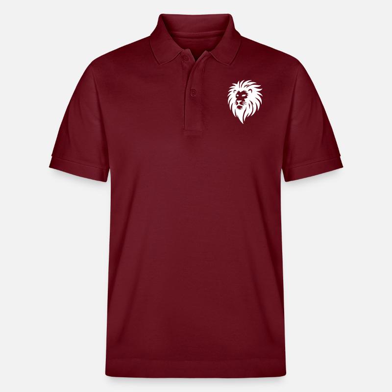 löwe - Stanley/Stella Unisex Bio-Poloshirt PREPSTER - Burgunderrot