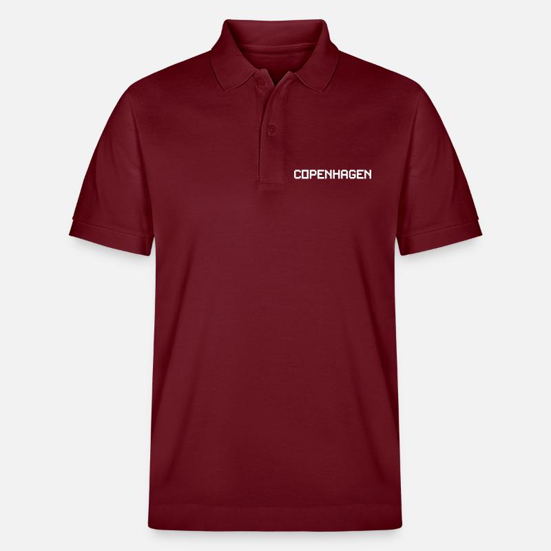 Copenhagen Denmark - Stanley/Stella Unisex Bio-Poloshirt PREPSTER - Burgunderrot