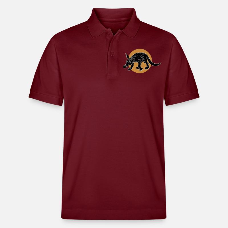 Erdferkel - Stanley/Stella Unisex Bio-Poloshirt PREPSTER - Burgunderrot