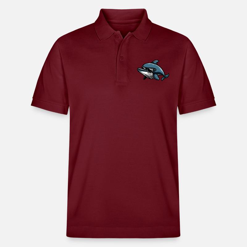 Wal Cool Tier - Stanley/Stella Unisex Bio-Poloshirt PREPSTER - Burgunderrot