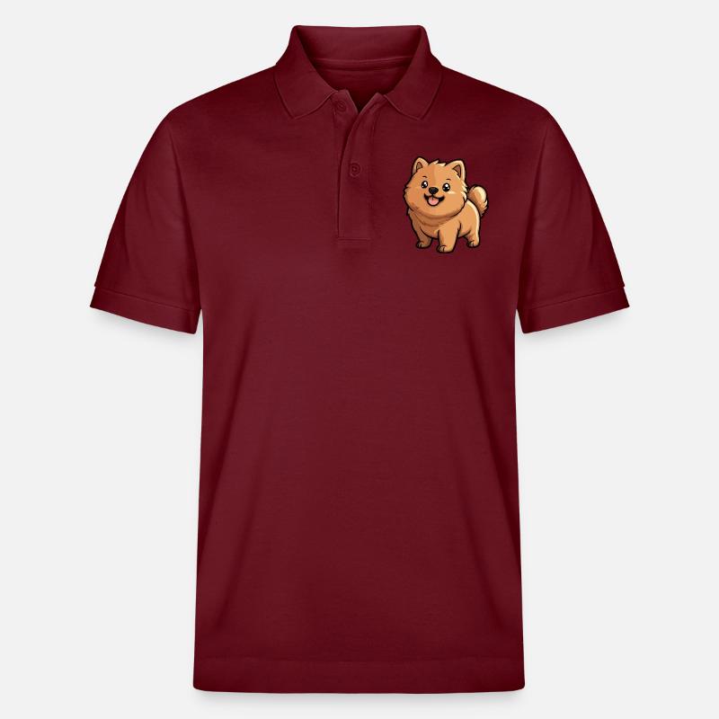 Chow Chow Chien Mignon - Polo PREPSTER bio Stanley/Stella Unisexe - bordeaux