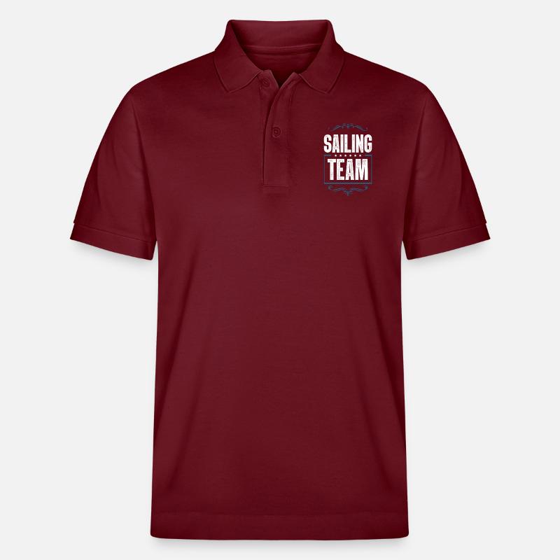 Equipe de voile - Polo PREPSTER bio Stanley/Stella Unisexe - bordeaux